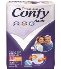 تصویر پوشک شورتی بزرگسال کانفی مدل پریمیوم premium سایز لارج بسته 7 عددی کانفی CONFY پوشک شورتی بزرگسال کانفی مدل پریمیوم premium سایز لارج بسته 7 عددی کانفی CONFY