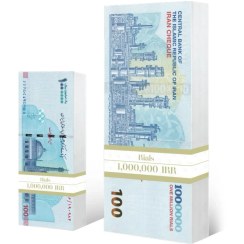 تصویر جعبه هیولا دسته پول 100 هزار تومانی 