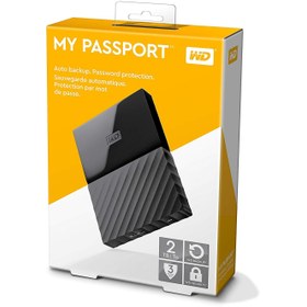 تصویر هارد اکسترنال 2 ترابایت مدل WD MY PASSPORT (اپن باکس) 