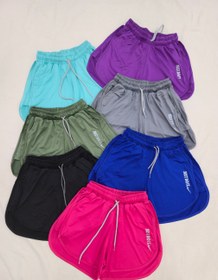 تصویر شورتک ورزشی زنانه سایز ۳۶ الی ۴۶ / شرتک ورزشی زنانه 