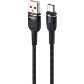 تصویر کابل تبدیل USB به تایپ سی آرسون مدل AN-A3 Arson AN-A3 USB to USB-C conversion cable