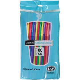 تصویر نی مارپیچ 6 میل رنگی (100عددی) کد 3049 