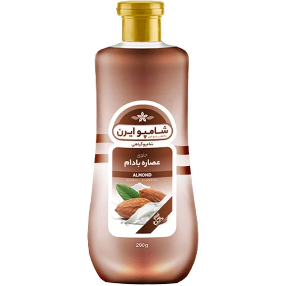 خرید و قیمت شامپو گیاهی ایرن حاوی عصاره بادام حجم 200 میلی لیتر | ترب