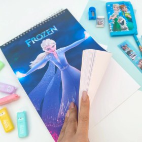 تصویر دفتر نقاشی 80 برگ السا و آنا سایز A4 