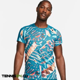 تصویر تیشرت تنیس مردانه نایک NikeCourt Dri-FIT Slam-آبی 