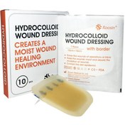 تصویر پانسمان هیدروکلوئید روزین (حاشیه دار) | Roosin with border Hydrocolloid 