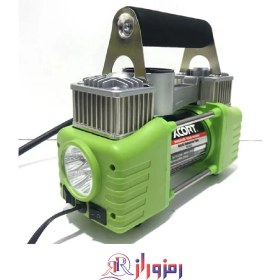 تصویر پمپ باد ماشین ایکس کورت دو سیلندر مدل XAC-6020 XAC-6020 Xcort Auto AIR Compressor Pump 150 PSI X2 Cylinder 60L 23A