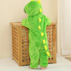 تصویر حوله تن پوش کودک پودایران مدل دایناسور سایز ۸۰ 