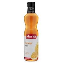تصویر شربت 780 گرم شیشه پرتقال موریس 