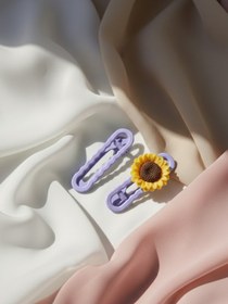 تصویر گیره مو آفتابگردان 