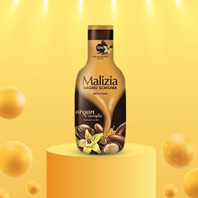 تصویر شامپو بدن روغن آرگان حاوی عصاره وانیل مالیزیا مدل Malizia Bath foam Argan & Vanilla Malizia Bath foam Argan & Vanilla 1000ml