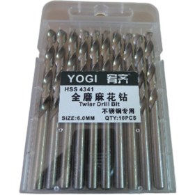 تصویر مته سفید 6 میلیمتر 