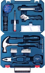 تصویر کیت ابزار دستی (آبی، 66 قطعه) بوش Bosch Hand Tool Kit (Blue, 66 pieces)