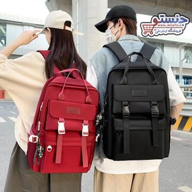 تصویر کوله پشتی دخترانه و پسرانه فانتزی اسپرت خارجی وارداتی دو بند (کیف مدرسه) new کد 9597 backpack code 0060