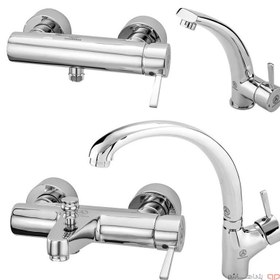 تصویر ست شیرآلات قهرمان مدل ارکیده Ghahraman Set Faucet