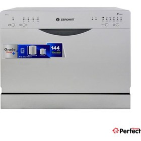 تصویر ماشین ظرفشویی رومیزی زیرووات مدل ZDCF6 Zerowatt ZDCF6 Countertop Dishwasher