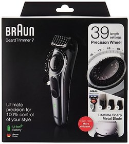 تصویر موزن ریش براون مدل BT7240 خاکستری/مشکی برند braun Braun Beard Trimmer BT7240 Grey/Black