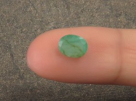 تصویر نگین زمرد زامبیا سبز کد 35260 