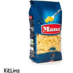 تصویر ماکارانی 500گرمی گوش ماهی درشت مانا(بزرگ) ساده کد 580 