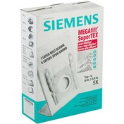 تصویر پاکت جاروبرقی سوپرتکس مدل M8268 مناسب جاروبرقی های بوش و زیمنس Type G GXLGXXLبسته 5 عددی 