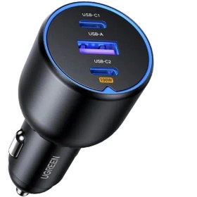 تصویر شارژر فندکی یوگرین CD293 مدل 90413 توان 130 وات Ugreen CD293 90413 130Watt Car Charger