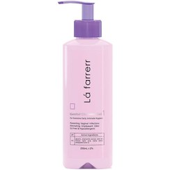 تصویر ژل بهداشتی لافارر 1 دوشیزگان و بانوان 250 میل Lafarrerr Genital Cleansing Gel 1 For Feminine Daily
