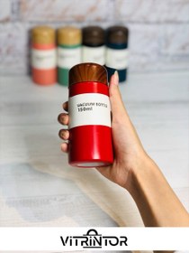 تصویر تراول ماگ مینی ۱۵۰ میلی لیتر طرح چوب 