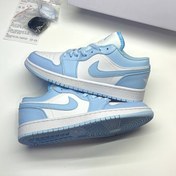 تصویر کفش نایک ایر جردن وان لو رنگ آیس بلو 