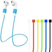 تصویر بندگردنی ایرپاد و هنذفری سلیکونی مگنت دار 