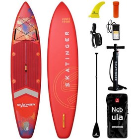 تصویر پدل‌برد INTERSTELLAR برند SKATINGER سایز “6’11 رنگ قرمز 