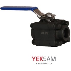 تصویر شیر توپی فولادی فشارقوی کلاس 800 سایز 2 اینچ دنده ای شیر گازی بال ولو فولادی فشارقوی کلاس 800 سایز 2 اینچ دنده ای OMB