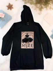 تصویر هودی طرح لیدی Lady design hoodie