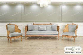 تصویر مبل کلاسیک کاجی و پرنس کد ۵ 