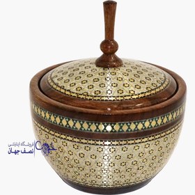 تصویر خاتم کاری قندان کدkg121 