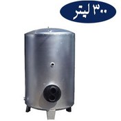 تصویر منبع کویل دار 300 لیتری عمودی با ورق 