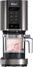  Ninja NC301 CREAMi Ice Cream Maker, for Gelato, Mix-ins,  Milkshakes, Sorbet, Smoothie Bowls & More, 7 One-Touch Programs, with (2)  Pint Containers & Lids, Compact Size, Perfect for Kids, Silver: Home