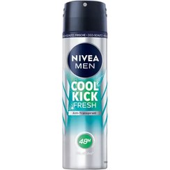 تصویر اسپری مردانه نیوا 48 ساعت کول کیک حجم 150 میل Nivea Cool Kick Spray 48h for men 150ml