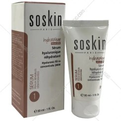 تصویر سرم آبرسان قوی هیالورونیک اسید ساسکین 30 میلی لیتر Soskin R+ Hydrawear Hyaluronic Serum 30 ml