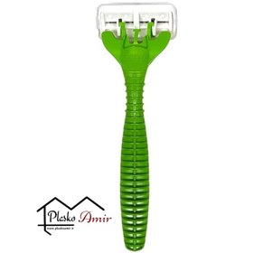 تصویر خود تراش (ژیلت) ۵ لبه ۴ عددی الدا - سبز 