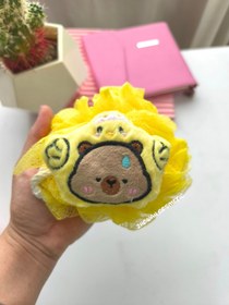 تصویر لیف حمام عروسکی لبوبو - جوجه زرد 