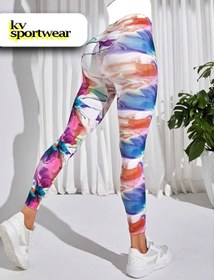 تصویر لگ سیملس ورزشی زنانه اورجینال کد 0012 Womens seamless sports leg original code 0012