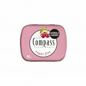 تصویر قرص خوشبو کننده دهان کامپس با طعم گیلاس بدون شکر - Compass ACEROLA CHERRY خوشبوکننده دهان کامپس 14 گرم گیلاس