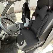 تصویر روکش صندلی پراید ۱۱۱ طرح ارس پارچه 