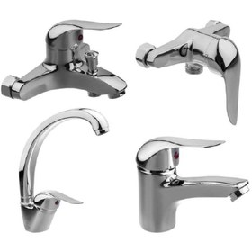 تصویر ست شیرآلات اهرمی نوآوران مدل اردکی تنه سنگین 