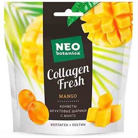 تصویر پاستیل میوه ای طبیعی کولوژن روسی Neo Botanica Collagen Fresh با طعم انبه 55 گرم 