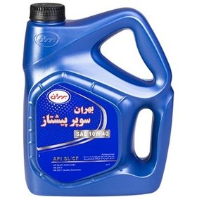 تصویر روغن موتور خودرو بهران BEHRAN مدل سوپر پیشتاز SAE 10W40 (چهار لیتری) روغن موتور خودرو بهران مدل سوپر پیشتاز SAE 10W40 حجم چهار لیتری لیتر