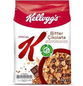 تصویر کورن فلکس اسپشیال کی شکلات تلخ 400گرم klloggs special k dark chocolate corn flakes 