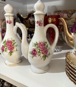 تصویر گلاب پاش چینی گلسرخی 