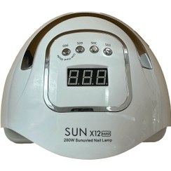 تصویر دستگاه لاک خشک کن سان مدل SUN X12 MAX ظرفیت ۲۸۰ وات 