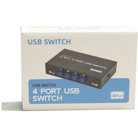 تصویر دیتا سوئیچ پرینتر دستی ۴ پورت 4PORT PRINTER SWITCH